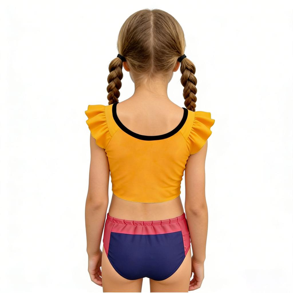 Children's Fashionable Casual Swimming Suit Set