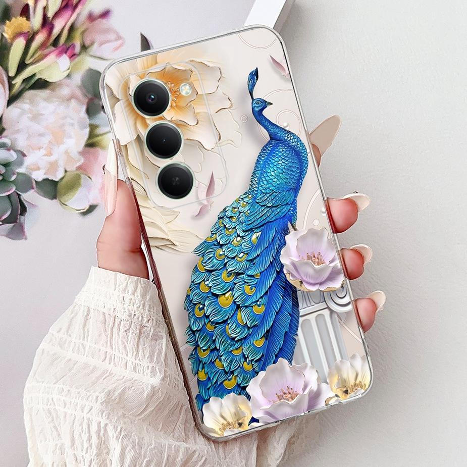 For Xiaomi Redmi 15 5G Case Cute Cat Luxury Painted Cover 6.9'' Soft Slim Phone Case For Xiaomi Redmi 15 Redmi15 4G Fundas Coque