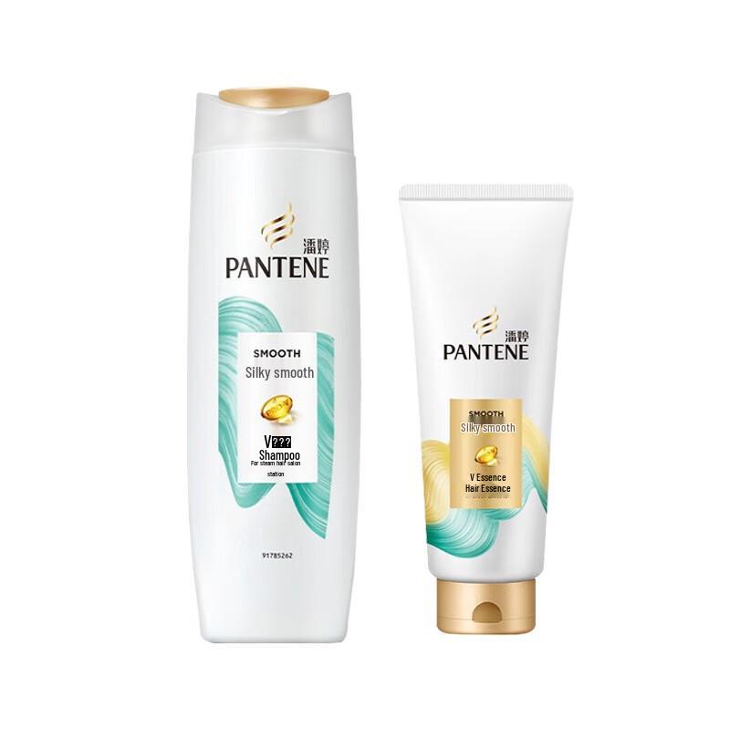 Pantene PRO-V Smooth & Silky Shampoo & Conditioner Gift Set