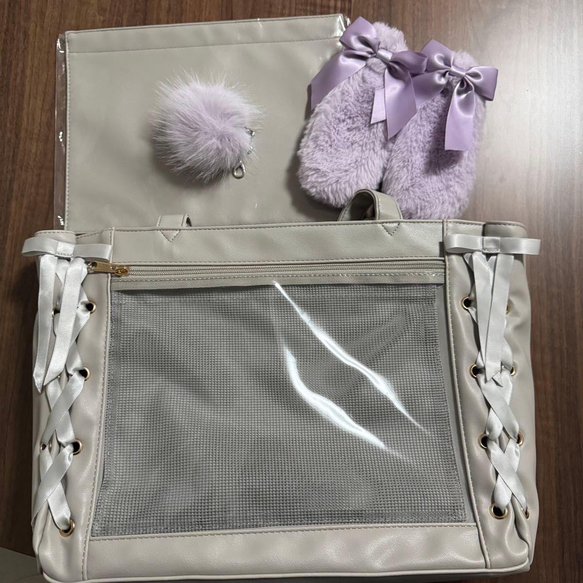 WEGO Itaba Lace-up Ita Bag S Gray
