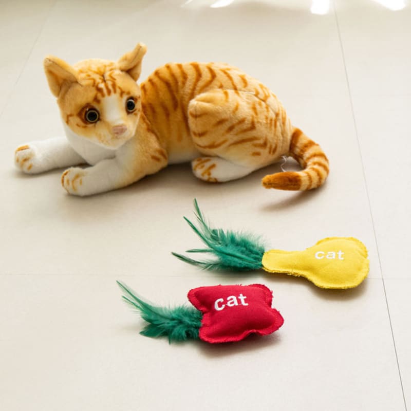 [Pet] Cat Fruit-Shaped Catnip Plush Toy