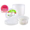 Meiliya 1000ml Round Disposable Plastic Meal Boxes with Lids