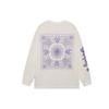 Li Ning T Shirts Men's Ecru Crew Neck Moderate Straight Fit AHSRB51-2