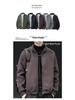 Herren High-Neck Weiße Daunenjacke: Strickmantel Pullover für Herbst/Winter 2025, Lässig und Übergröße.