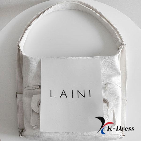 

Двосторонній шкіряний рюкзак через плече Street (2 кольори) 38x32x13.5cm білий