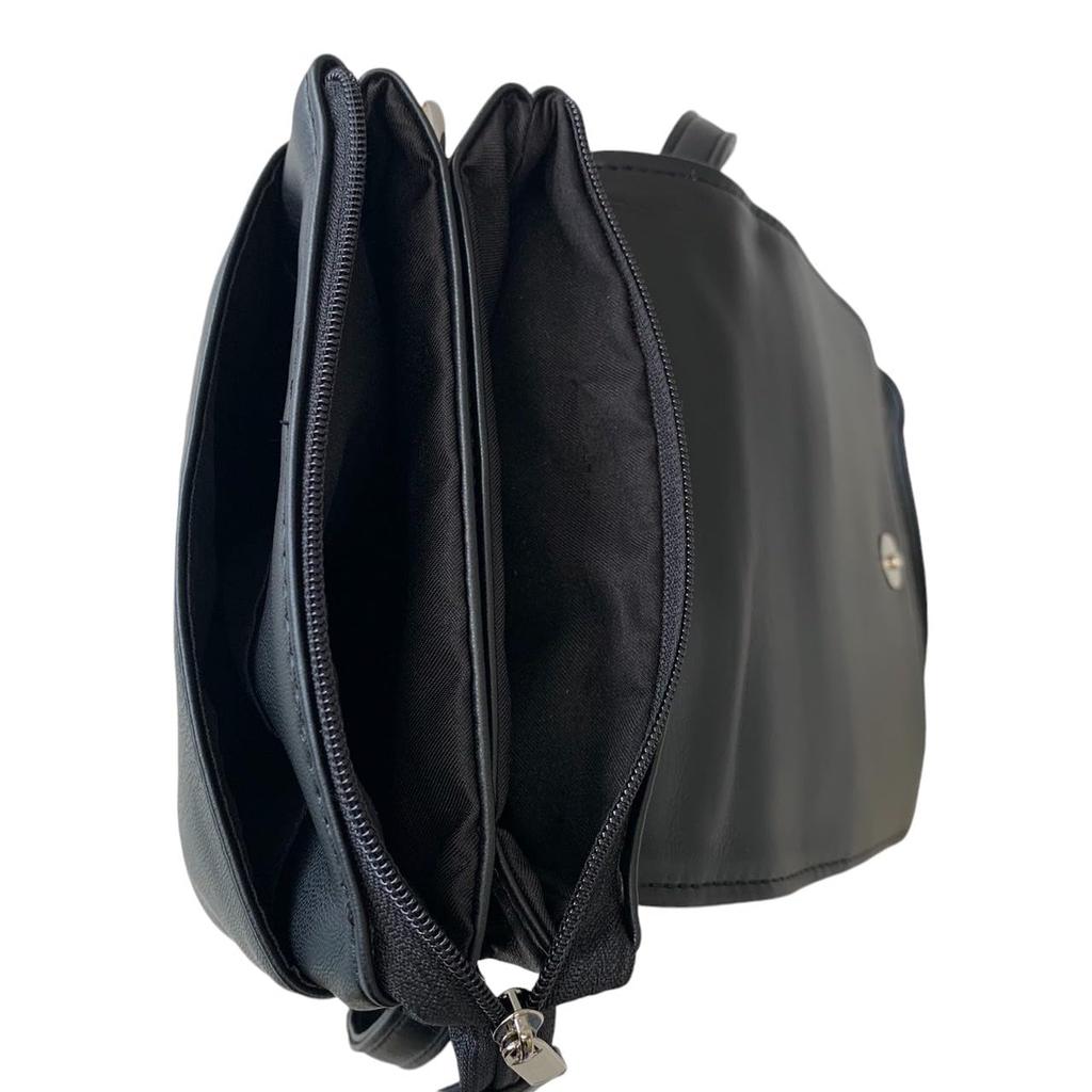 Smartphone Shoulder Flap Mini Shoulder Bag [mauve] Bag, 4-Pocket Style, (Grey Beige)
