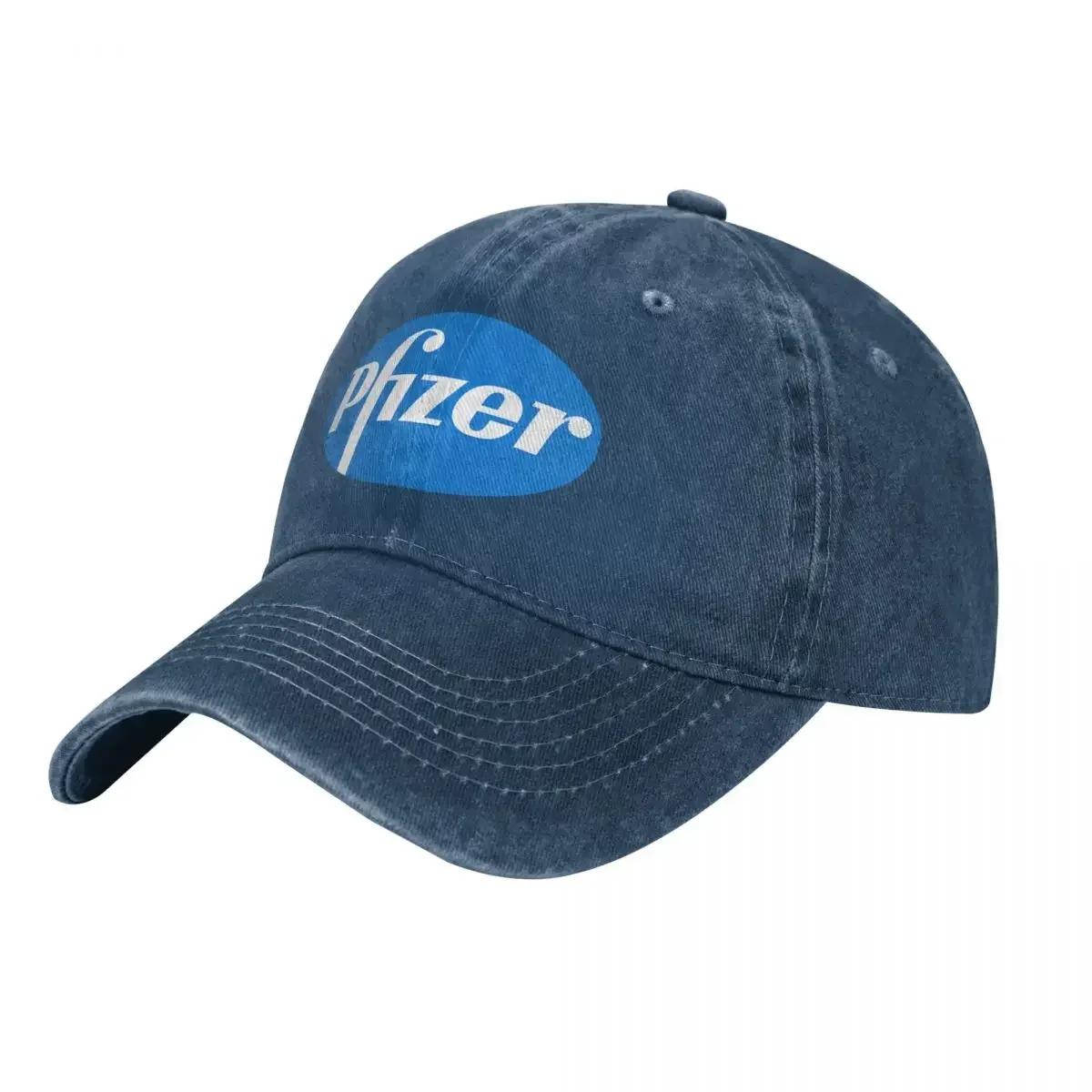 Pfizer Logo Fashion Baseball  Peaked  Men s Hat Women s   Male One Size