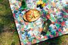Asakura Dyeing Cloth Furoshiki 125 X 125 Cm Super Furoshiki Nagare Lantana ANIMALS - Water-Repellent AKAYA'S
