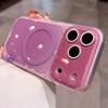 Candy Color for Magsafe Case for iPhone 17 16 15 14 Pro Max Wireless Charging Shockproof Lens Protection Cover with AI Button