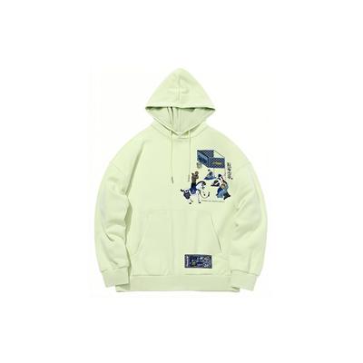 Li-Ning Silk Road Exploration Dunhuang Show BADFIVE Changan Youth Pullover Hoodie Men Hoodie Fruit-Pink Green AWDQB45-2