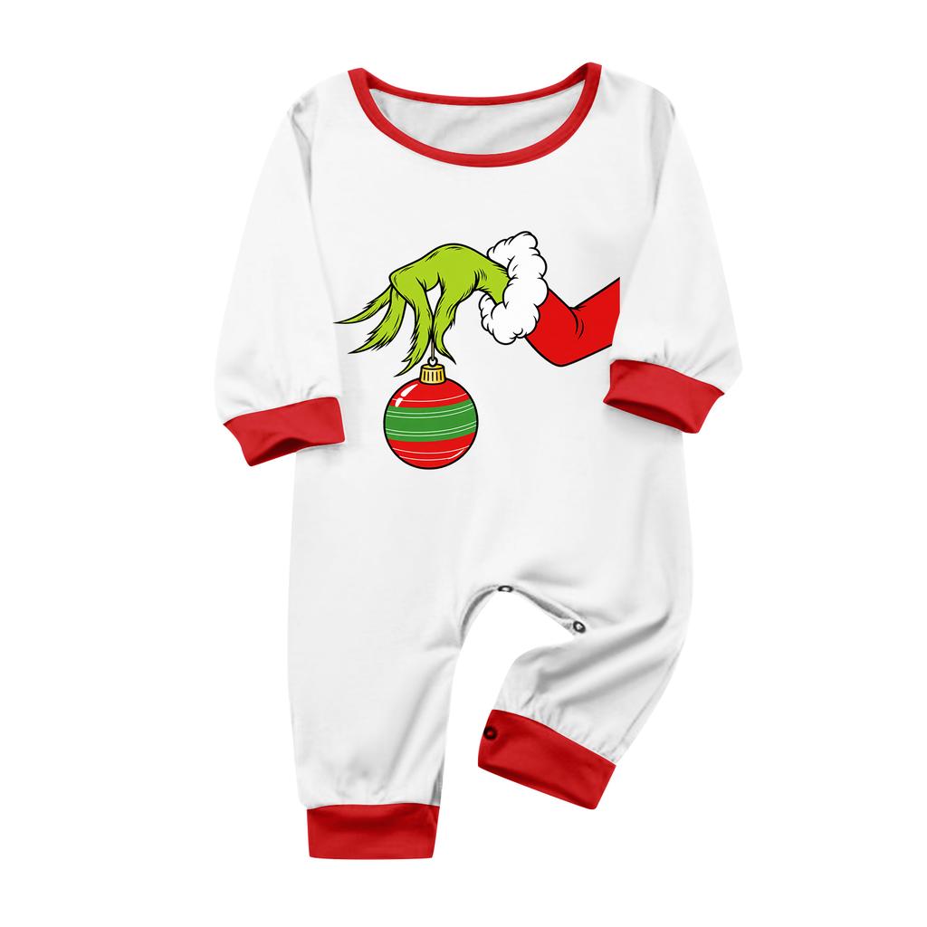 Christmas Print Crewneck Top and Jogger Pants Set Holiday Two Piece Loungewear Outfit