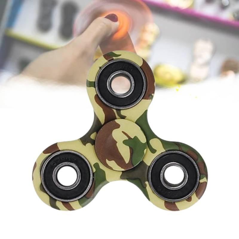 3d Hand Finger Spinner Edc Focus Stress Relieve Game Green Toy