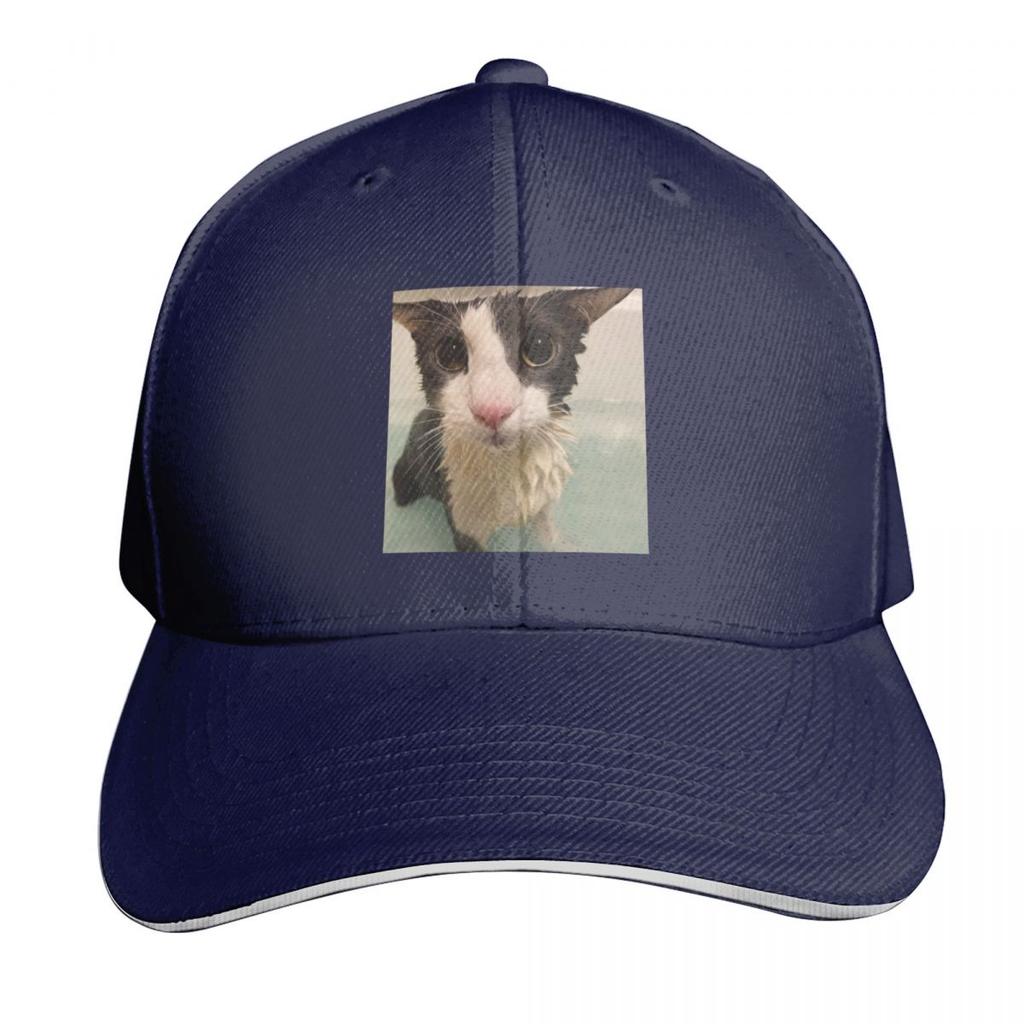 Soggy Wet Cat Meme Baseball Cap Ball Cap Fun Hats F Military Tactical Cap Trucker Hats For Unisex Womens