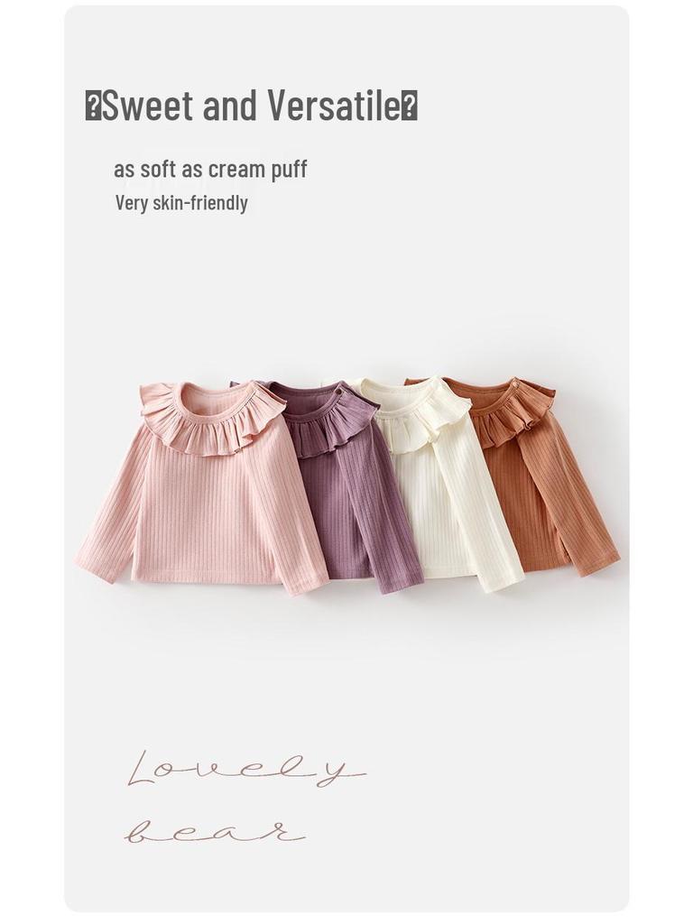 Mädchen Langarm Winter Funktionsshirt - Stilvolles Kinder Oberteil für Herbst/Winter