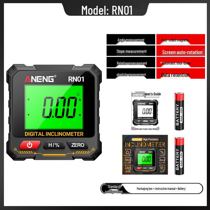 High-Precision Digital Laser Inclinometer and Leveling Tool