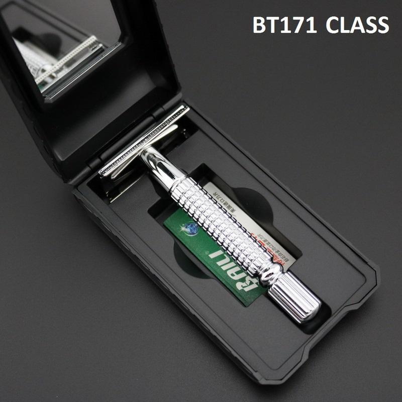 

Срібляста або Золота Бритва для Обличчя Дволезова Чоловіча Безпечна Бритва Бритва зі Сплаву Цинку Поставляється в Коробці 1 НАБІР/ЛОТ НОВА