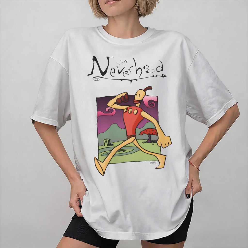 T-shirt estiva The Neverhood per unisex, maglietta in cotone a maniche corte