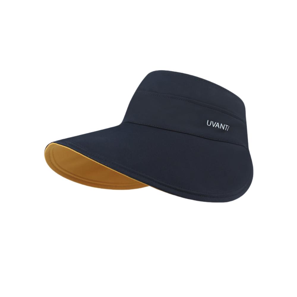 Visor Hat Ice Silk High Ponytail Hat Sunshade Double-face Sun Hat Folding Empty Top Cap  Streetwear