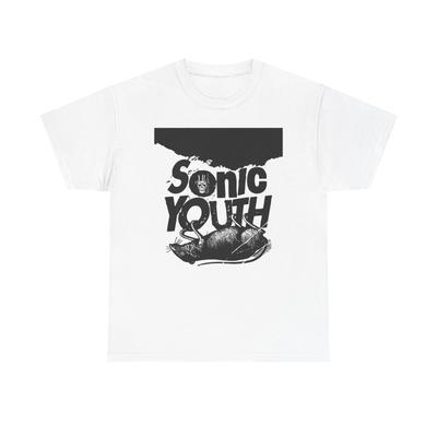 Grafické tričko Sonic Youth Vintage Tour Rock Merch Unisex Bavlnené tričko