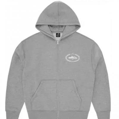Damska Oversize Bluza z Kapturem na Zamek Polarowa Casualowa Streetwear Długi Rękaw Pulower