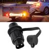 Trailer Adapter Black Trailer Plug Plastic 3 Pin Wiring Connector Trailer Socket Trailer Wiring