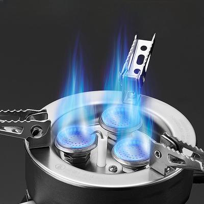 Lan Huo Copper Core Three-star Stove Camping Stove Portable Folding Windproof Stove Picnic Equipment Three-core Stove Cassette Stove