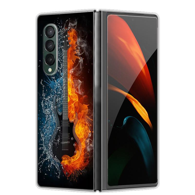 Etui na Samsunga Z Fold 5 Słodkie Modne Twarde Przezroczyste Etui na Telefon dla Samsunga Galaxy Z Fold5 5G ZFold 4 6 5G Powłoka Ochronna ZFold6