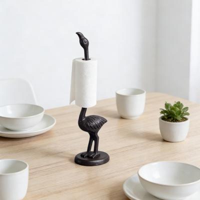 Porte-serviettes en papier animal Style vintage Fonte Porte-papier toilette Girafe Dinosaure Support papier toilette pour Cuisine et Salle de bain Rouleau de papier