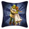 Federe per Cuscino Divertenti Shrek Film Fantasy Cartone Animato Divano Decorativo Casa Stampa Double-Sided Corto Peluche Cuscino Carino