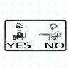 No Smoking Wifi Exit Toilet Indication Sign Tin Plate Vintage Metal Sign For Shop Bar Home Decor Poster Customizable DC0057A