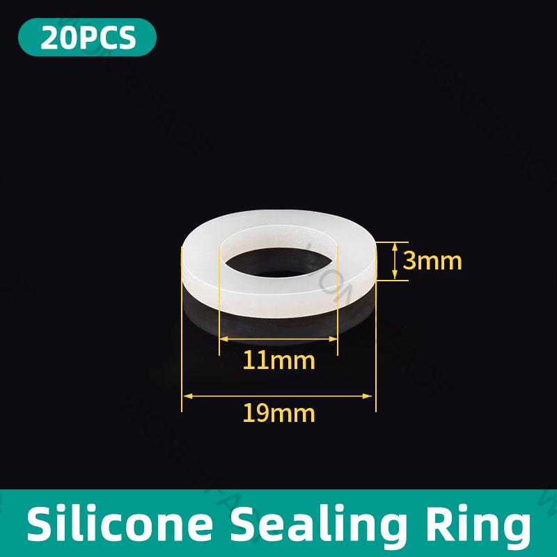 O-Rubber Washers 1/2+ 3/4 Sealing Gasket Strong Toughness Silicone Washers Flat Sealing Washers Interface Sealing Gasket Other&Other