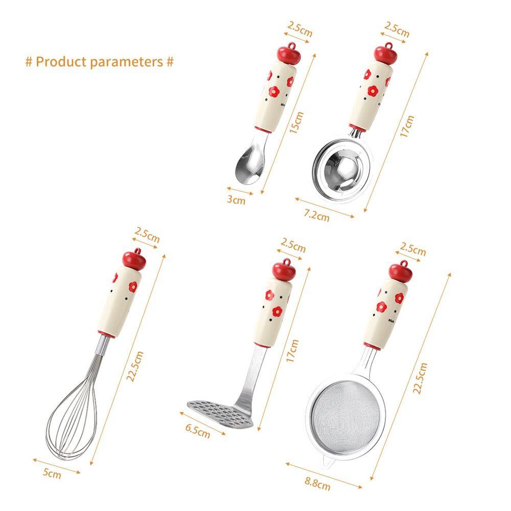 Spoon/Mud Compactor/Egg Separator Egg Beater Assistive Food Tools Filter Spoon
