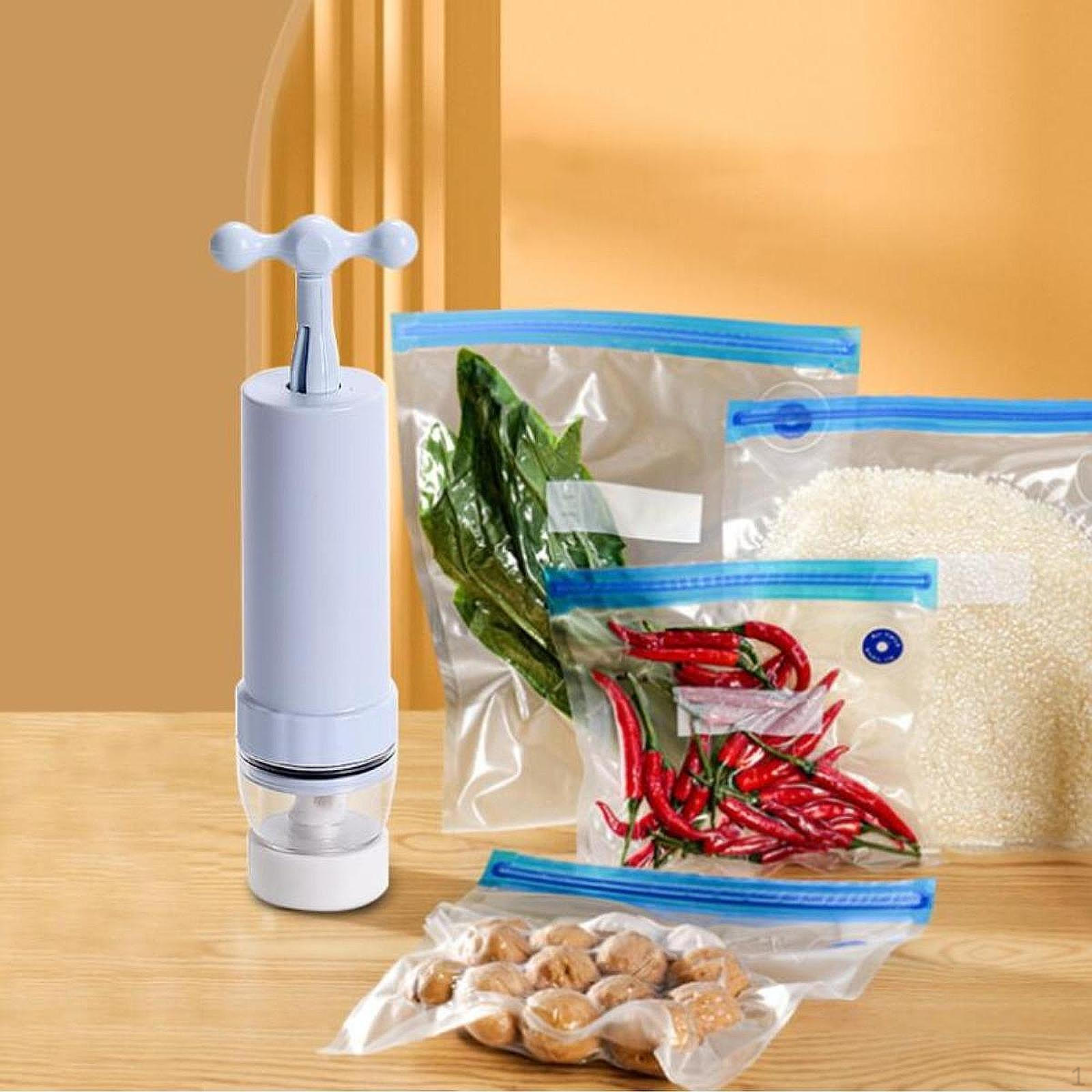 

Вакуумный контейнер с герметичной крышкой для хранения продуктов питания с ручным насосом для кухни Round