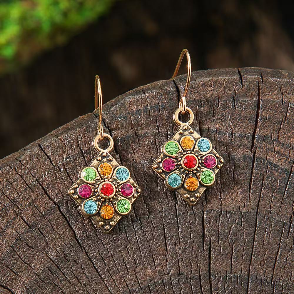 Colorful Summer Earrings for Women Dangle Drop Bohemia Tassel Earrings Vintage Chic Dainty Party Decors Daily Wear Gifts