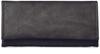 Propeller Heads Synthetic Leather Flap Long Wallet 11-1728 -BK Black