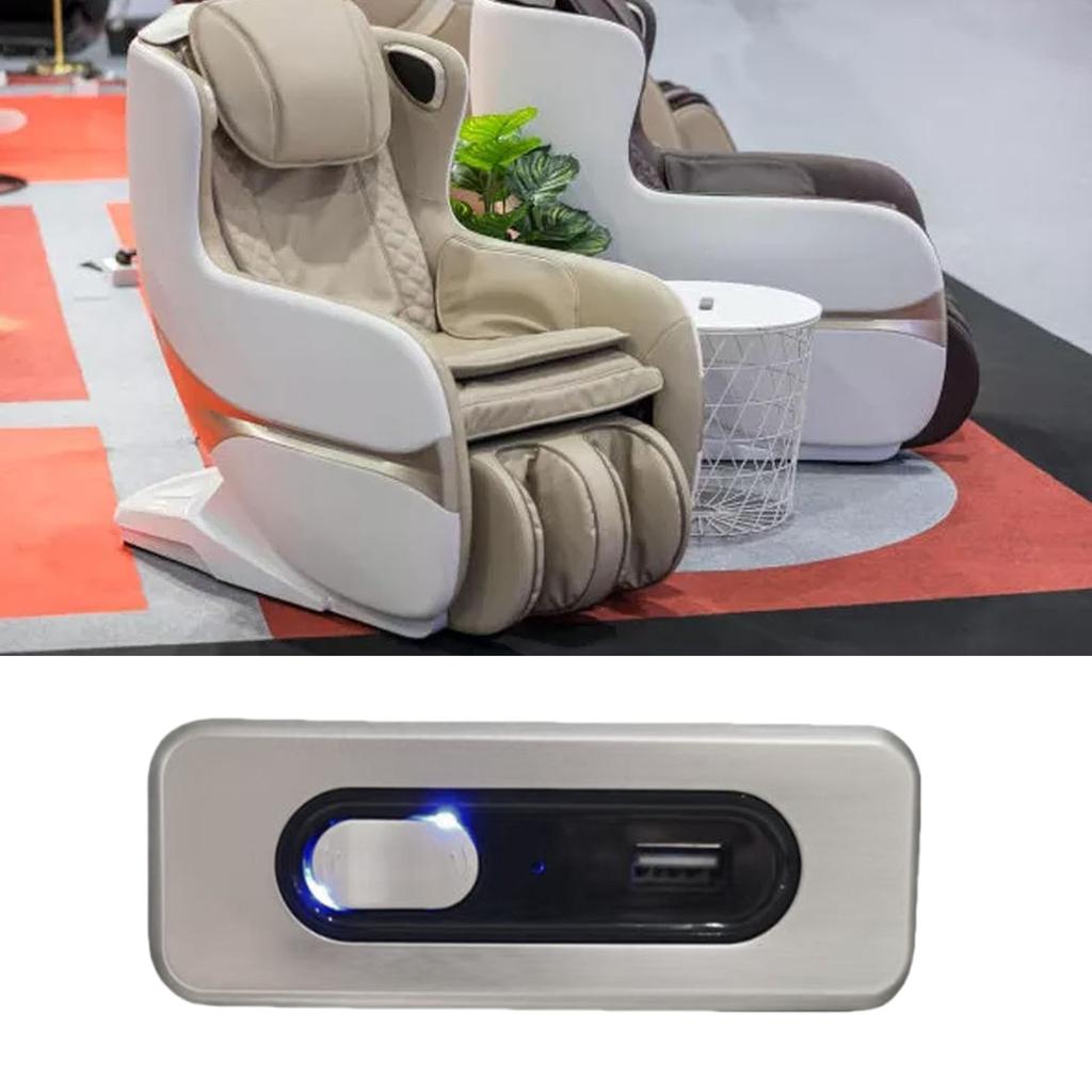 Manual Controllers for Electric Recliner Sofas and Lift Chairs 5V Straight 5 Pin Interfaces Sturdy ABS Materials