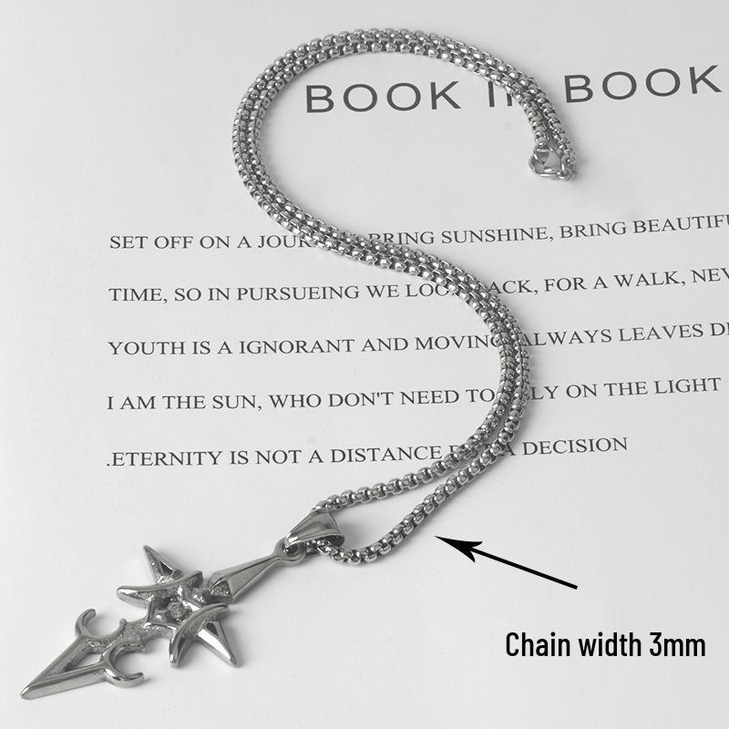 Stainless Steel Fate Zero Arthur Pendragon Saber Pendant Necklace for Men and Women