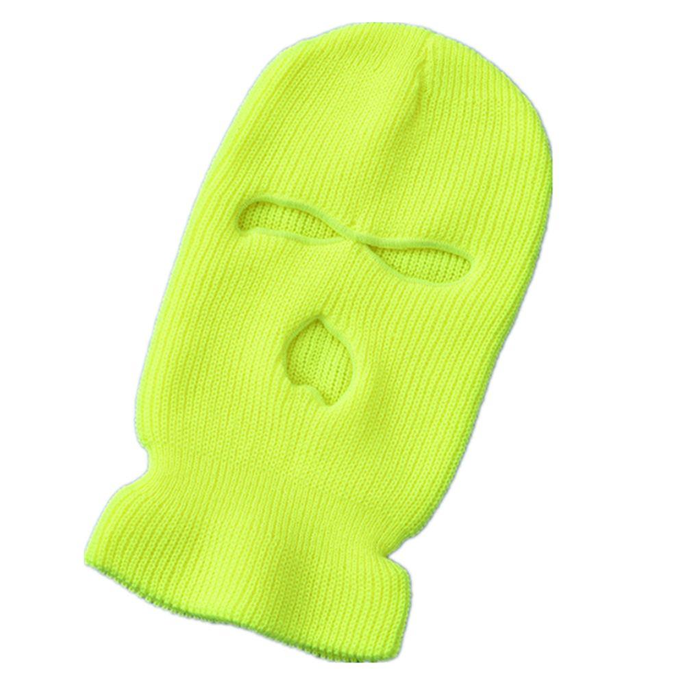 Maska Šála Kukla Čepice 3 otvory Pletené čepice Dámská Zimní čepice Čepice Zakrytí celé tváře