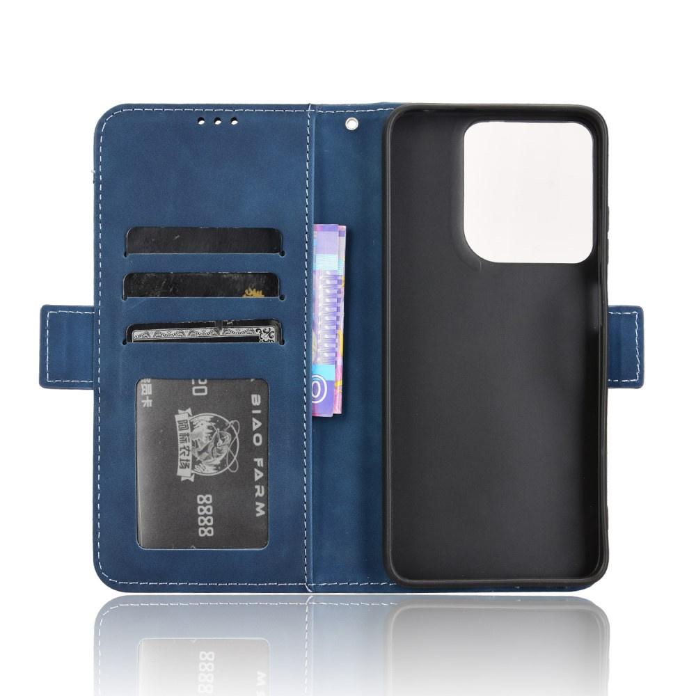 Flip Case for Motorola Moto G17 / G17 Power / G15 / G15 Power, Card Slot, Navy Blue