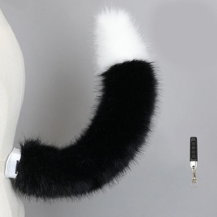 Faux Furs Foxes Therians Tail Electric Wolf Cats Foxes Tail Movable Animal Tail for Christmas Halloween Cosplay Party