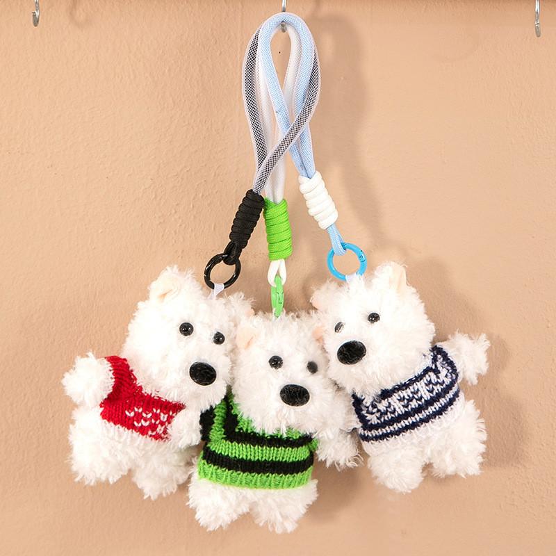 Cartoon Animal Plush Toy Capybara Rabbit Soft Filling Doll Backpack Keychain