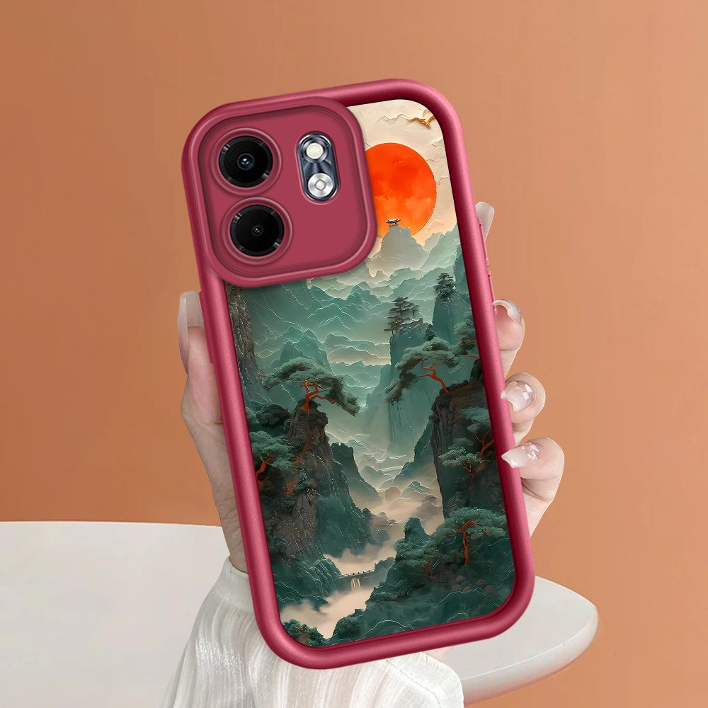 Soft Silicone Phone Casing Full Cover Camera Shockproof Protection Case for Huawei Honor Infinix Tecno iPhone Motorola Google