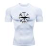 Men's Compression Fitness Sport T-shirt, Mystical Norse Viki