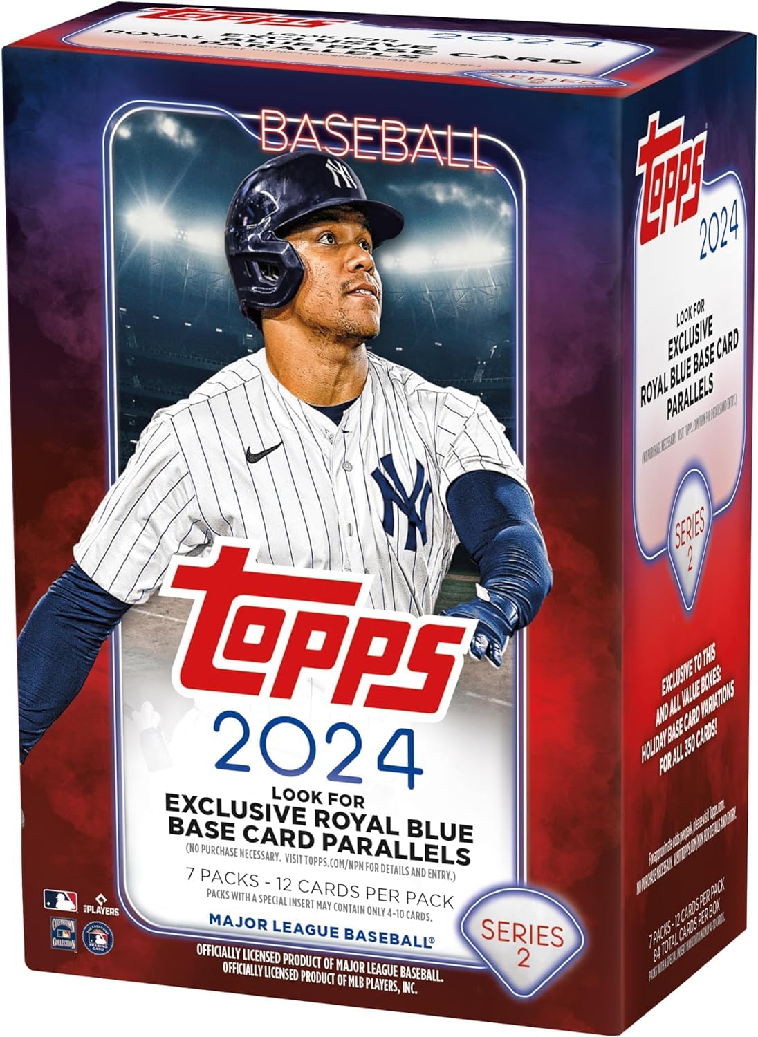 

2024 Topps Baseball Series 2 Value Topps Baseball Series 2 Value Box - синій