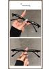 Ultra-Light Semi-Rimless Prescription Glasses for Men & Women - Stylish and Adjustable Eyewear Frames