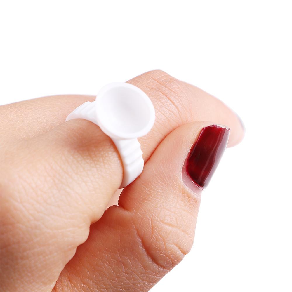 Disposable Eye Lashes Eyelash Pallet Glue Ring Grafting Eyelash Tool Glue Pallet Eyelash Extensions