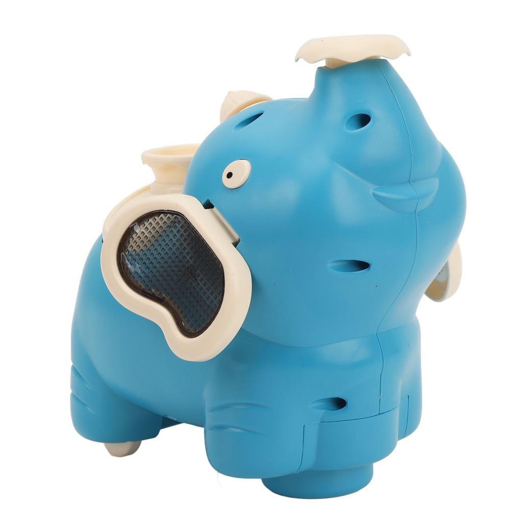 Elephant Blowing Spray Fog Toy with Music Light Tummy Time Interactive Battery Powered Baby Elephant Toy