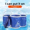 9/11/13L Car Folding Bucket Oxford Cloth Car Washing Buckets Portable Folding Bucket Multifunctional Waterproof