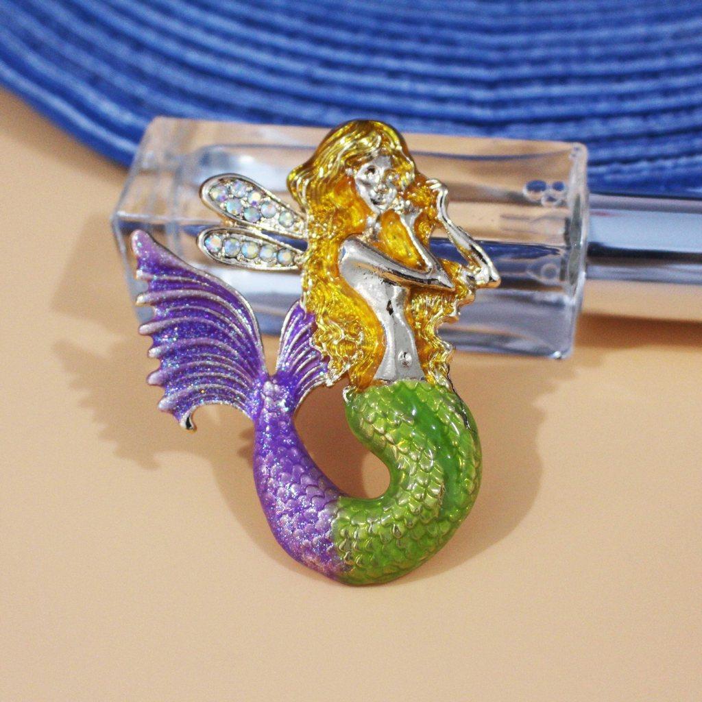 Spilla Cristallo Animale Stile Palazzo Vintage con Strass per Donne e Uomini