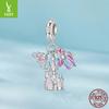 Gorgeous Fireworks Castle Diy Pendant Accessories, Dream Romance S925 Sterling Silver Bracelet Beaded